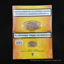 Feuchtigkeitssperre Tabakbeutel mit Zip Lock Resealable (MS-TB008)